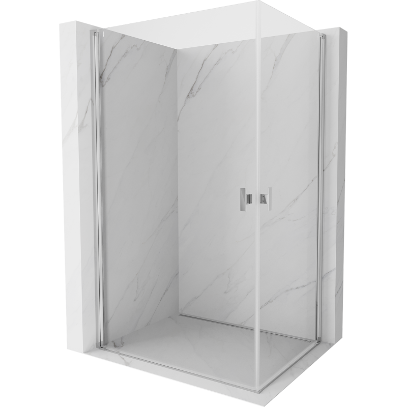 Mexen Mist-B Duo kabina prysznicowa uchylna 85 x 75 cm, transparent, chrom - 8A2-085-075-01-00