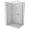 Mexen Mist-B Duo kabina prysznicowa uchylna 95 x 75 cm, transparent, chrom - 8A2-095-075-01-00