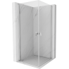 Mexen Mist-B Duo kabina prysznicowa uchylna 80 x 80 cm, transparent, chrom - 8A2-080-080-01-00