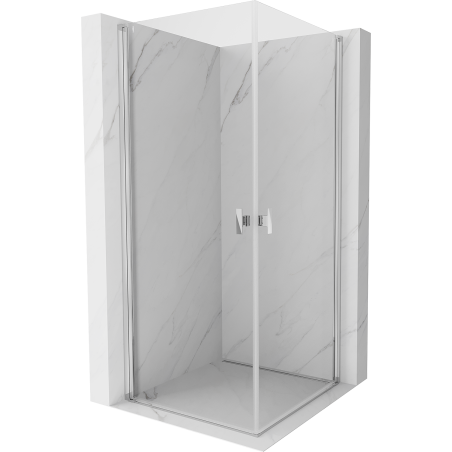 Mexen Mist-B Duo kabina prysznicowa uchylna 95 x 90 cm, transparent, chrom - 8A2-095-090-01-00