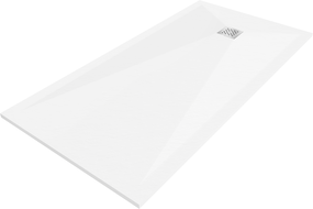 Mexen Stone+ brodzik kompozytowy prostokątny 200 x 80 cm, biały - 44108020