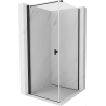 Mexen Mist-B kabina prysznicowa uchylna 85 x 85 cm, transparent, czarna - 8A2T-085-085-70-00