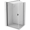 Mexen Mist-B  kabina prysznicowa uchylna 85 x 120 cm, transparent, czarna - 8A2T-085-120-70-00
