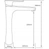 Mexen Axel DB62 zestaw wannowy, chrom - 73813DB62-00