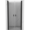 Mexen Mist drzwi prysznicowe uchylne 85 cm, transparent, czarne - 8A7-085-000-70-00