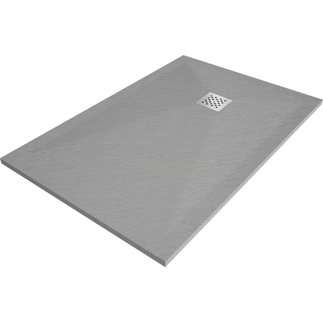Mexen Stone+ brodzik kompozytowy prostokątny 140 x 90 cm, szary-beton - 44619014