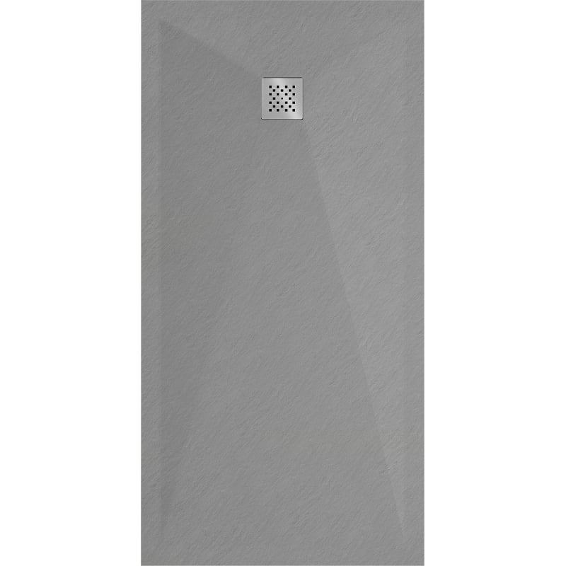 Mexen Stone+ brodzik kompozytowy prostokątny 160 x 90 cm, szary-beton - 44619016