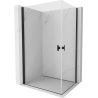 Mexen Mist-B Duo kabina prysznicowa uchylna 95 x 85 cm, transparent, czarna - 8A2-095-085-70-00