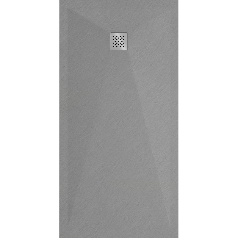 Mexen Stone+ brodzik kompozytowy prostokątny 200 x 100 cm, szary-beton - 44611020