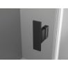 Mexen Mist-B Duo kabina prysznicowa uchylna 100 x 70 cm, czarna ramka, czarna - 8A2-100L-070P-70-70