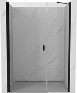 Mexen Mist-B drzwi prysznicowe uchylne 110 cm, transparent, czarne - 8A2-110-001-70-00