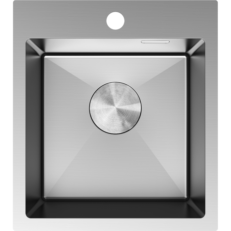 Mexen Solix zlewozmywak stalowy 1-komorowy 400 x 450 mm, inox - 6401401000-01