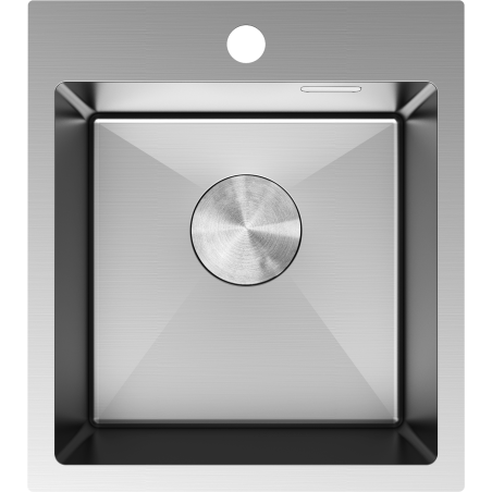 Mexen Solix zlewozmywak stalowy 1-komorowy 400 x 450 mm, inox - 6401401000-01