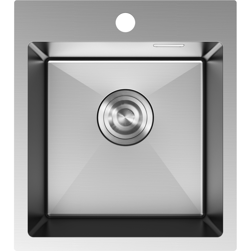 Mexen Solix zlewozmywak stalowy 1-komorowy 400 x 450 mm, inox - 6401401000-01