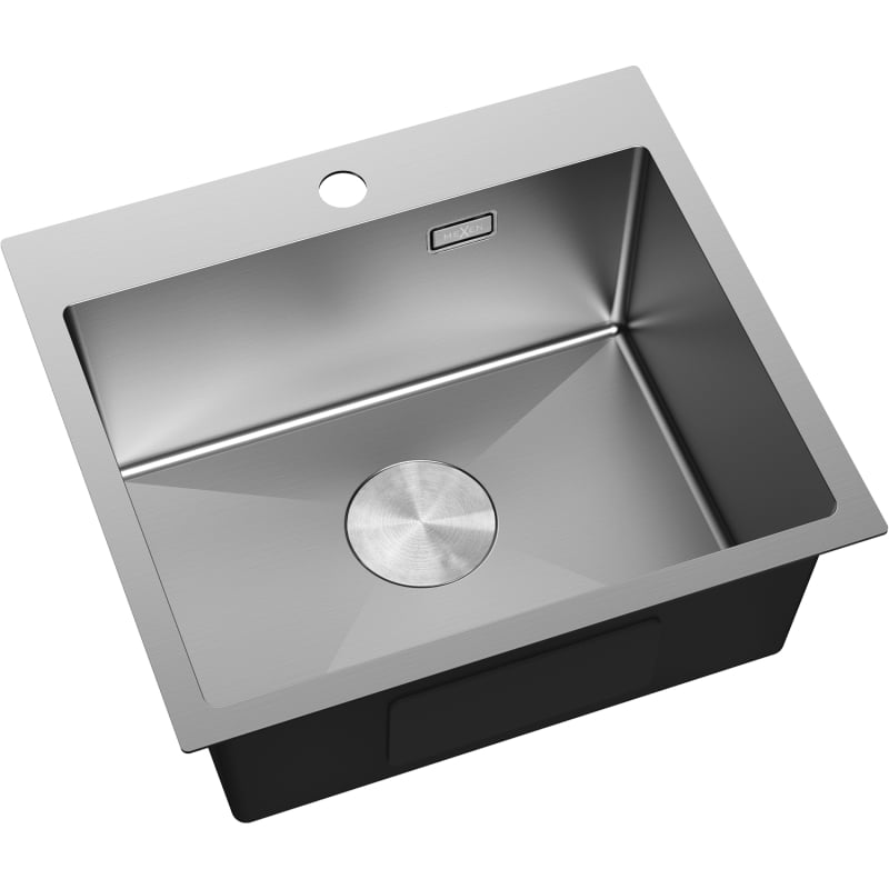 Mexen Solix zlewozmywak stalowy 1-komorowy 500 x 450 mm, inox - 6402501000-01