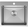 Mexen Solix zlewozmywak stalowy 1-komorowy 500 x 450 mm, inox - 6402501000-01