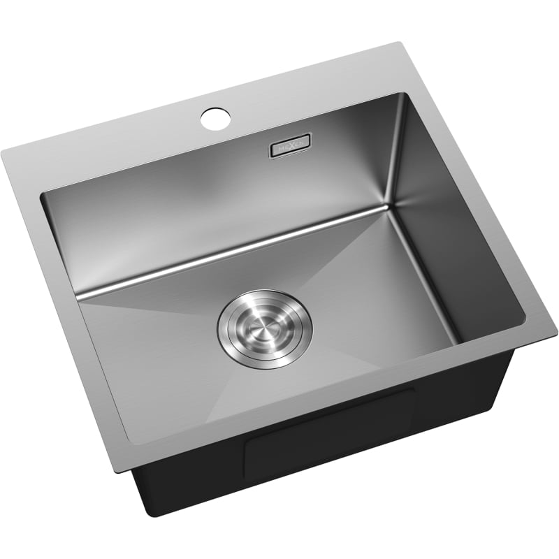 Mexen Solix zlewozmywak stalowy 1-komorowy 500 x 450 mm, inox - 6402501000-01
