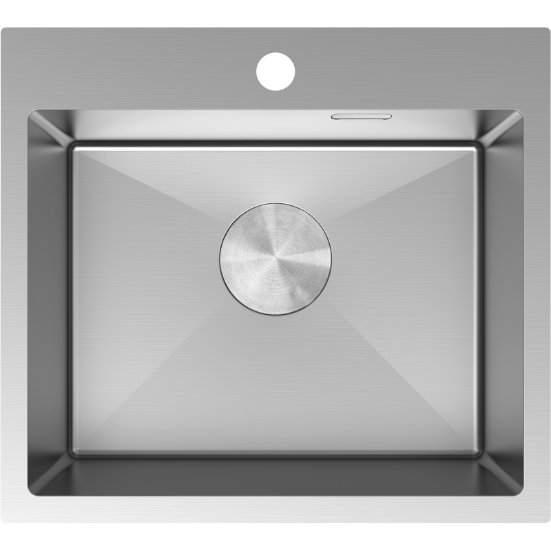 Mexen Solix zlewozmywak stalowy 1-komorowy 500 x 450 mm, inox - 6402501000-01