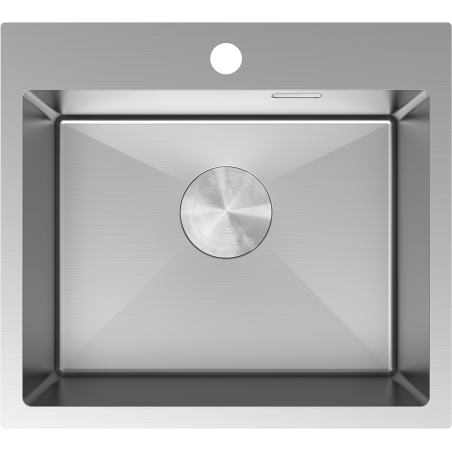 Mexen Solix zlewozmywak stalowy 1-komorowy 500 x 450 mm, inox - 6402501000-01