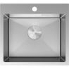 Mexen Solix zlewozmywak stalowy 1-komorowy 500 x 450 mm, inox - 6402501000-01