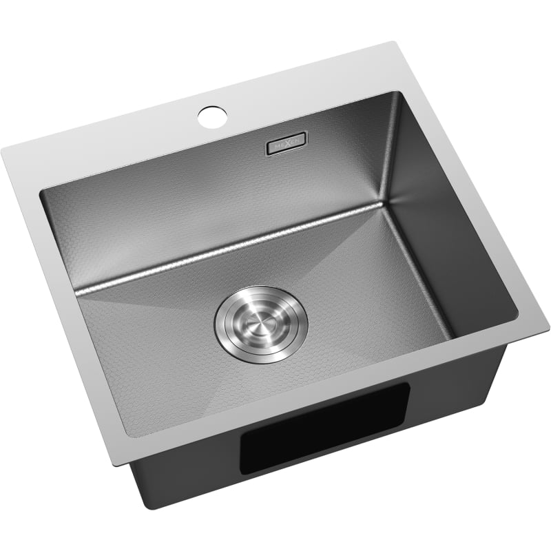 Mexen Solix zlewozmywak stalowy 1-komorowy 500 x 450 mm, inox HC - 6402501000-01HC