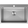 Mexen Solix zlewozmywak stalowy 1-komorowy 650 x 450 mm, inox - 6403651000-01