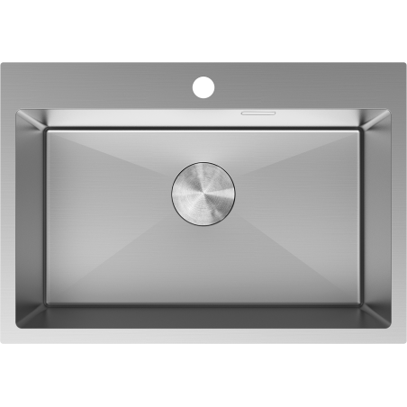 Mexen Solix zlewozmywak stalowy 1-komorowy 650 x 450 mm, inox - 6403651000-01