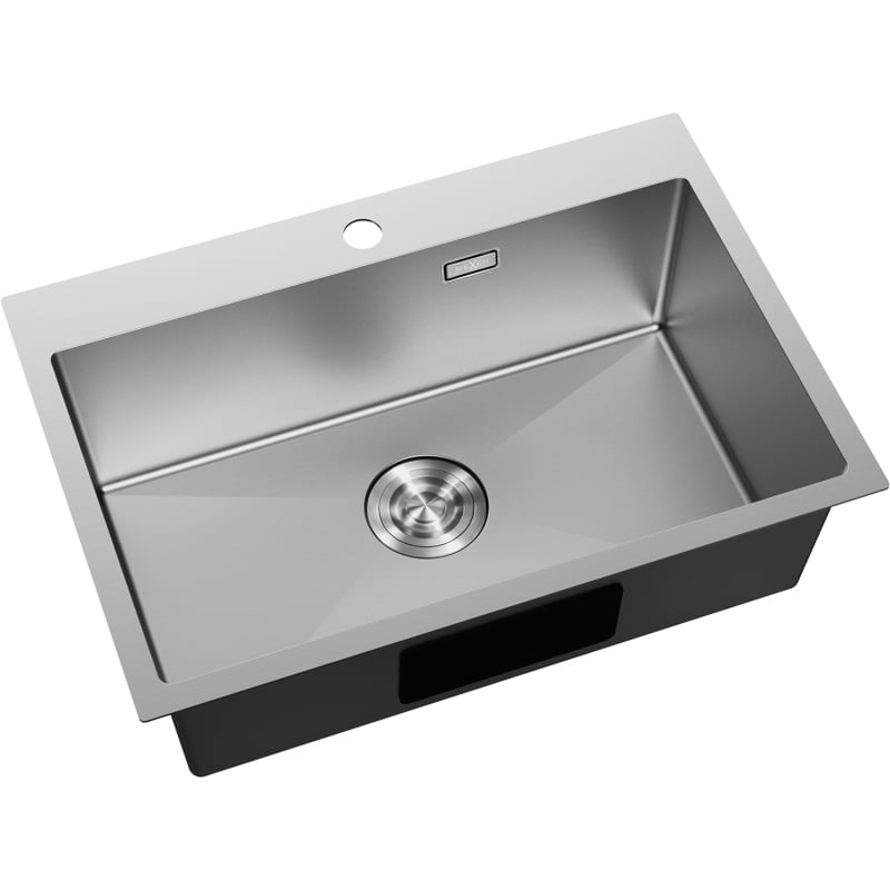 Mexen Solix zlewozmywak stalowy 1-komorowy 650 x 450 mm, inox - 6403651000-01