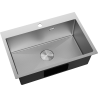 Mexen Solix zlewozmywak stalowy 1-komorowy 650 x 450 mm, inox HC - 6403651000-01HC