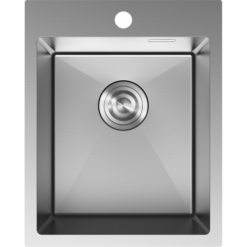 Mexen Solix zlewozmywak stalowy 1-komorowy 400 x 500 mm, inox - 6406401000-01