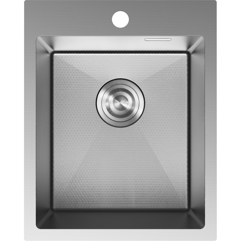 Mexen Solix zlewozmywak stalowy 1-komorowy 400 x 500 mm, inox HC - 6406401000-01HC