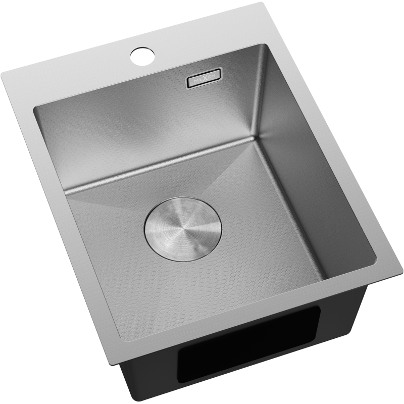 Mexen Solix zlewozmywak stalowy 1-komorowy 400 x 500 mm, inox HC - 6406401000-01HC