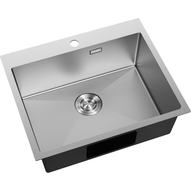 Mexen Solix zlewozmywak stalowy 1-komorowy 600 x 500 mm, inox - 6408601000-01