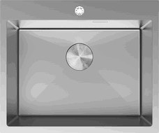Mexen Solix zlewozmywak stalowy 1-komorowy 600 x 500 mm, inox - 6408601000-01