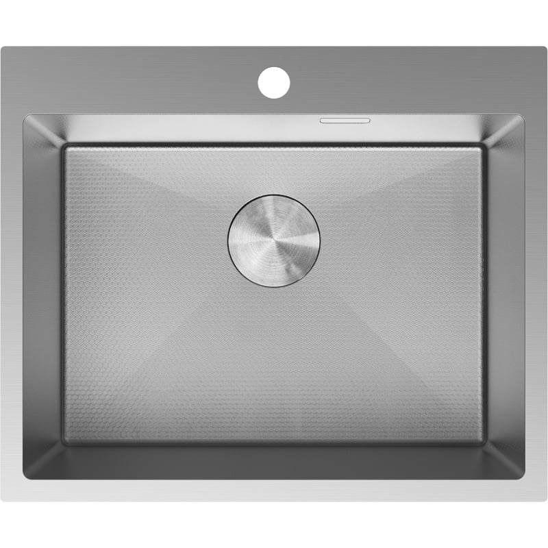 Mexen Solix zlewozmywak stalowy 1-komorowy 600 x 500 mm, inox HC - 6408601000-01HC