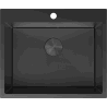 Mexen Solix zlewozmywak stalowy 1-komorowy 600 x 500 mm, czarny HC - 6408601000-70HC