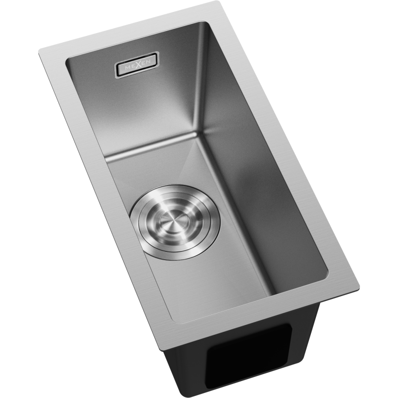 Mexen Trixo zlewozmywak stalowy 1-komorowy 230 x 440 mm, inox - 6411221000-01