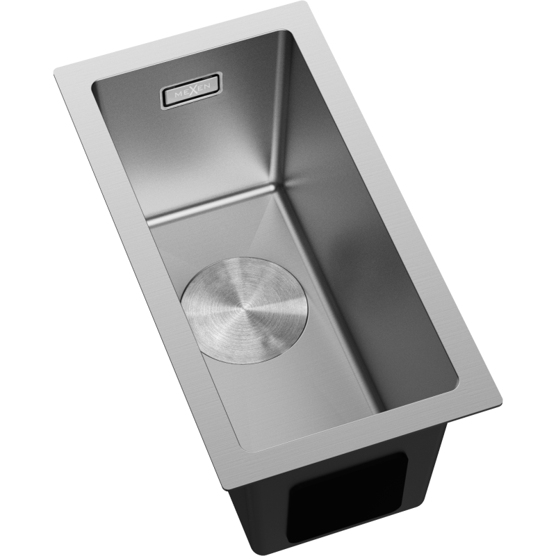Mexen Trixo zlewozmywak stalowy 1-komorowy 230 x 440 mm, inox - 6411221000-01