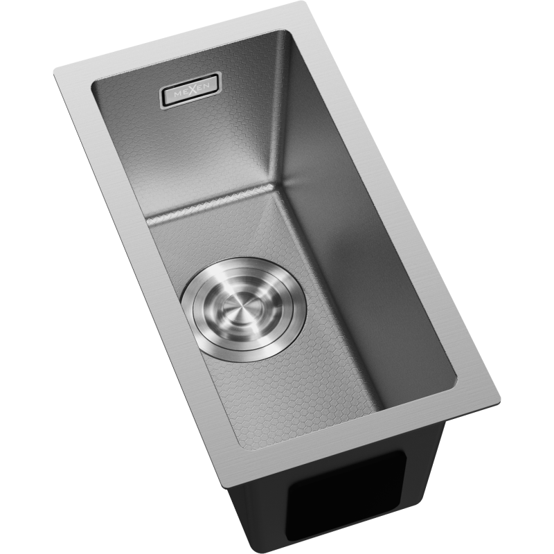 Mexen Trixo zlewozmywak stalowy 1-komorowy 230 x 440 mm, inox HC - 6411221000-01HC