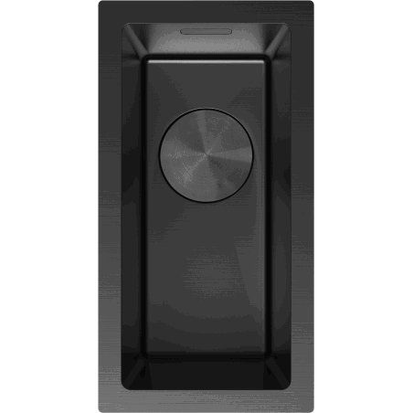 Mexen Trixo zlewozmywak stalowy 1-komorowy 230 x 440 mm, czarny - 6411221000-70