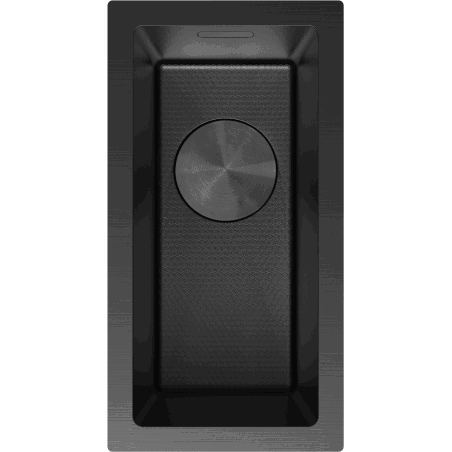 Mexen Trixo zlewozmywak stalowy 1-komorowy 230 x 440 mm, czarny HC - 6411221000-70HC