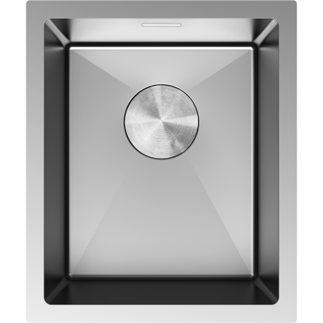 Mexen Trixo zlewozmywak stalowy 1-komorowy 370 x 440 mm, inox - 6412371000-01