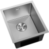 Mexen Trixo zlewozmywak stalowy 1-komorowy 370 x 440 mm, inox - 6412371000-01