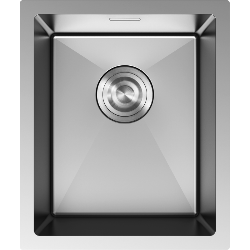 Mexen Trixo zlewozmywak stalowy 1-komorowy 370 x 440 mm, inox - 6412371000-01