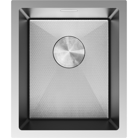 Mexen Trixo zlewozmywak stalowy 1-komorowy 370 x 440 mm, inox HC - 6412371000-01HC