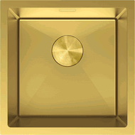 Mexen Trixo zlewozmywak stalowy 1-komorowy 440 x 440 mm, złoty - 6413441000-55