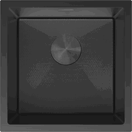 Mexen Trixo zlewozmywak stalowy 1-komorowy 440 x 440 mm, czarny HC - 6413441000-70HC