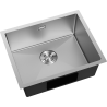Mexen Trixo zlewozmywak stalowy 1-komorowy 540 x 440 mm, inox - 6414541000-01