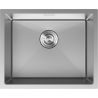 Mexen Trixo zlewozmywak stalowy 1-komorowy 540 x 440 mm, inox - 6414541000-01