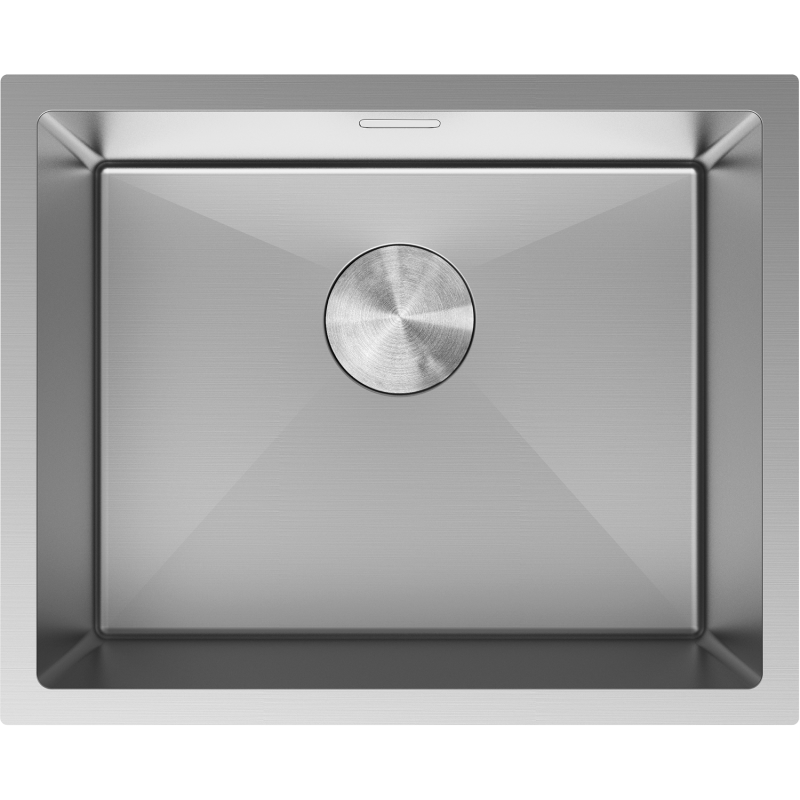 Mexen Trixo zlewozmywak stalowy 1-komorowy 540 x 440 mm, inox - 6414541000-01